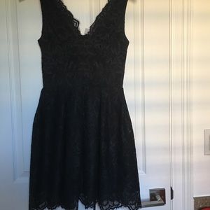 Lace black dress size 2 brand new